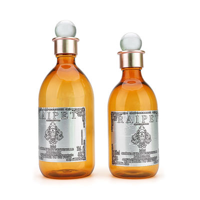 गुणवत्ता  380ml 500ml Body Wash Pump Bottle Plastic PET Shampoo Empty Bottles फैक्टरी