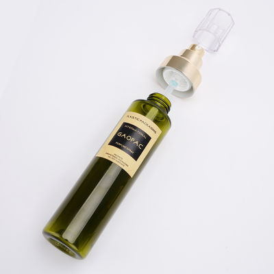 PETG ग्रीन कॉस्मेटिक प्लास्टिक की बोतलें क्रीम जार 50g 100ml 120ml 150ml 200ml