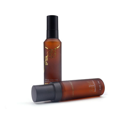पम्पर के साथ कॉस्मेटिक एम्बर प्लास्टिक स्प्रे बोतलें 30ml 120ml 150ml