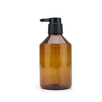 Gaopin 500ml एम्बर प्लास्टिक की बोतलें, 280ml खाली शैम्पू की बोतलें