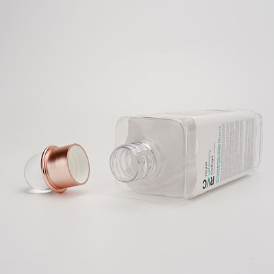 स्क्रू कैप्स के साथ अनुकूलित 500 मिलीलीटर खाली पीईटी प्लास्टिक की बोतलें