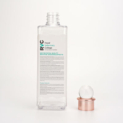 स्क्रू कैप्स के साथ अनुकूलित 500 मिलीलीटर खाली पीईटी प्लास्टिक की बोतलें