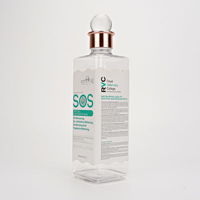 स्क्रू कैप्स के साथ अनुकूलित 500 मिलीलीटर खाली पीईटी प्लास्टिक की बोतलें